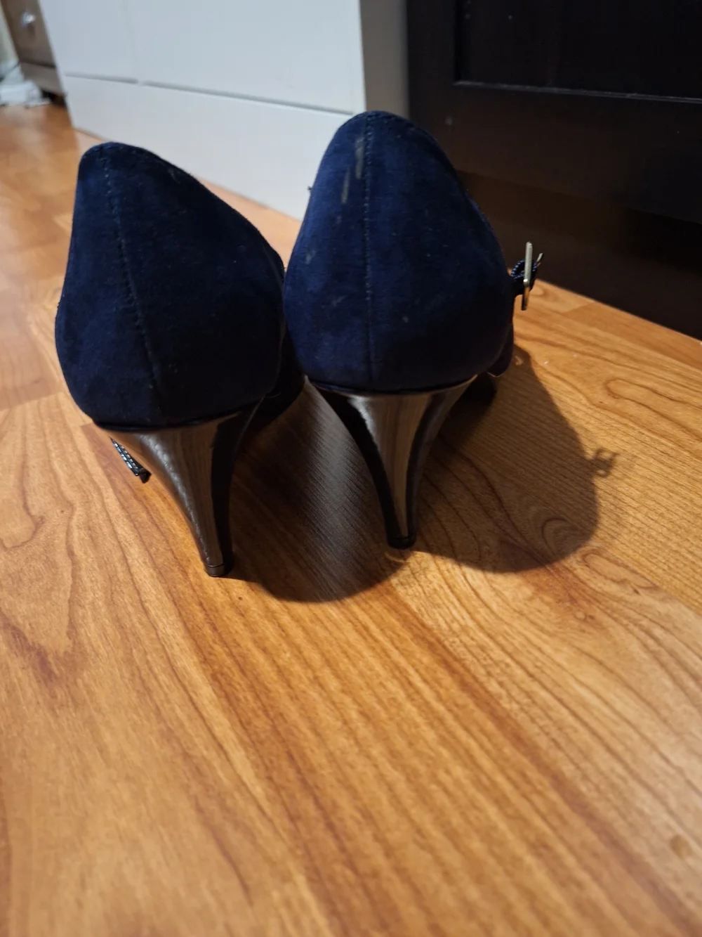 dexflex comfort Navy Blue Mary Jane Pumps